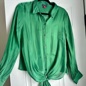 Sheer Green Women's Top